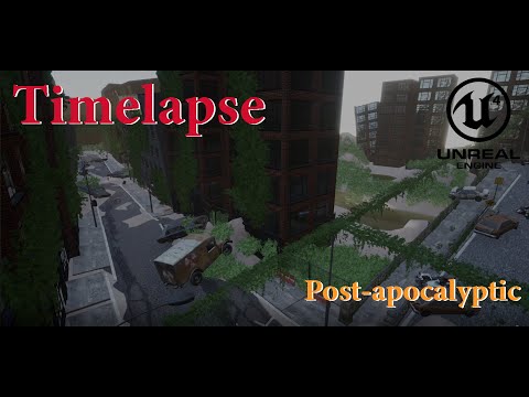 Speed Level Design | Post-Apocalyptic City | Unreal Engine 4