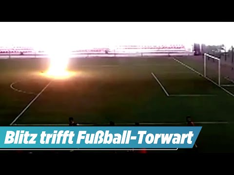Als er den Ball traf, schlug der Blitz ein | Jugendspieler vom Blitz getroffen