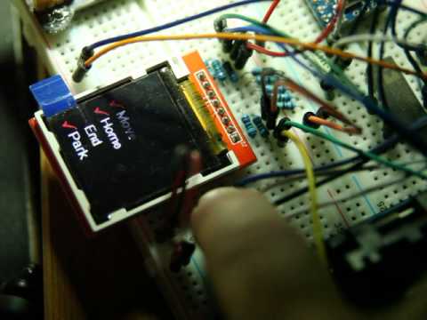 menu tft 1.44 screen for Arduino