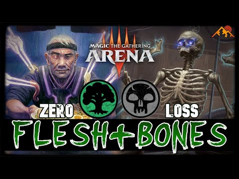 Let's Kill A Ton! | MTG Arena - Golgari Skeleton Sacrifice Reanimator Jank Kamigawa Standard Deck