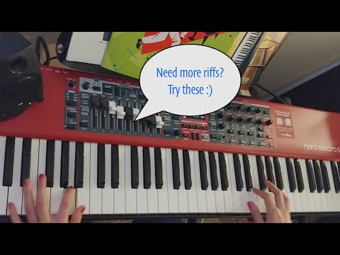 Fast Riffs Boogie Woogie - Rock and Roll Piano Tutorial