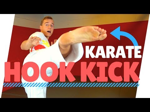 HOW TO HOOK KICK (URA MAWASHI GERI) IN KARATE — Jesse Enkamp