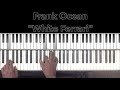 Frank Ocean White Ferrari Piano Tutorial