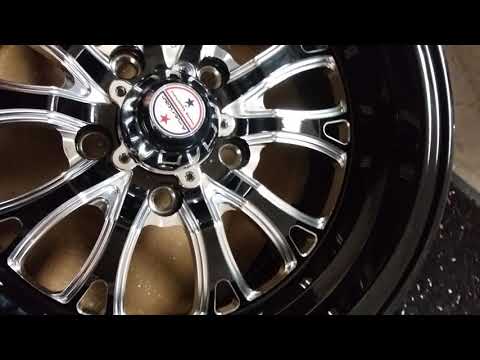 Jegs spike wheels /modifying the center caps