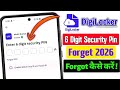 DigiLocker 6 Digit Security Pin Forgot Digilocker 6 Digit Security Pin Forgot Kaise Kare