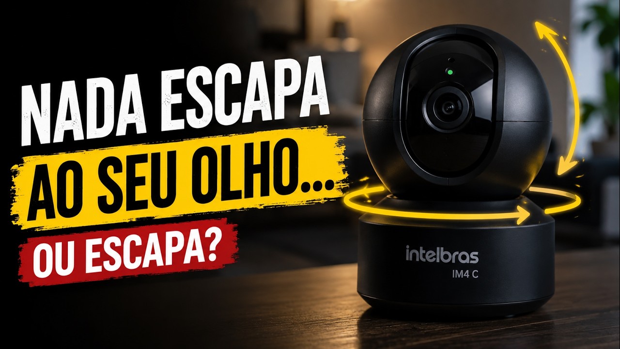 Miniatura da avaliação em vídeo de Câmera de Segurança Intelbras IM4 C Full HD Wi-Fi 360°