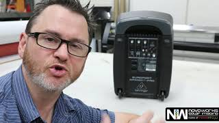 Video thumbnail for Behringer MPA40BT-Pro Update - Battery Replacement by NovoWorks Color Imaging
