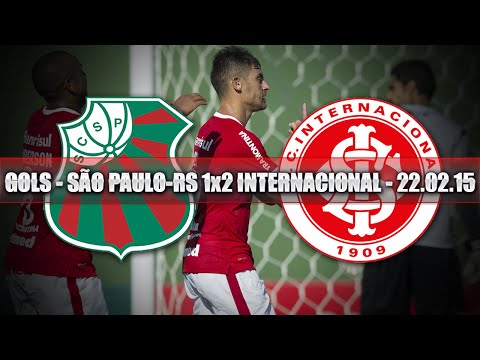 GOLS - SÃO PAULO-RS 1x2 INTERNACIONAL - 22.02.15