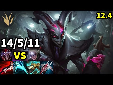 Shaco Jungle vs Diana - KR Master | Patch 12.4