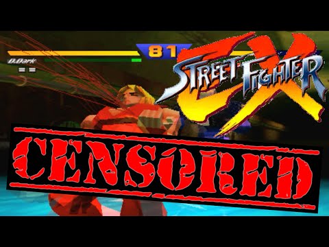 Street Fighter EX CENSORED - Doctrine Dark's Throat Slit Throw (Documentary Purposes)