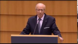 LIEUX SAINTS PARTAGÉS: Le Président tunisien en parle au Parlement Européen (01/12/2016)