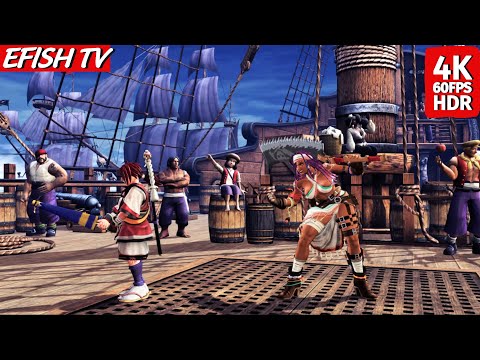 Hisame Shizumaru vs Darli Dagger (Hardest AI) - Samurai Shodown | 4K 60FPS