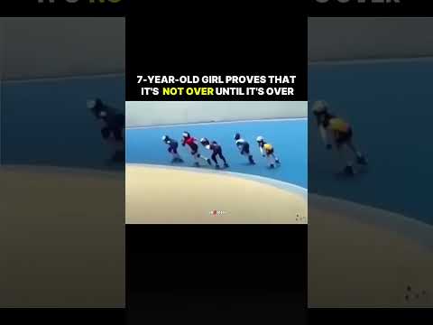 7-Year-Old Girl Proves That it's Not Over Until it's Over.