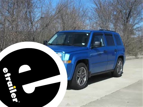etrailer | DIY 2009 Jeep Patriot Installation for the Draw-Tite Max-Frame Trailer Hitch Receiver