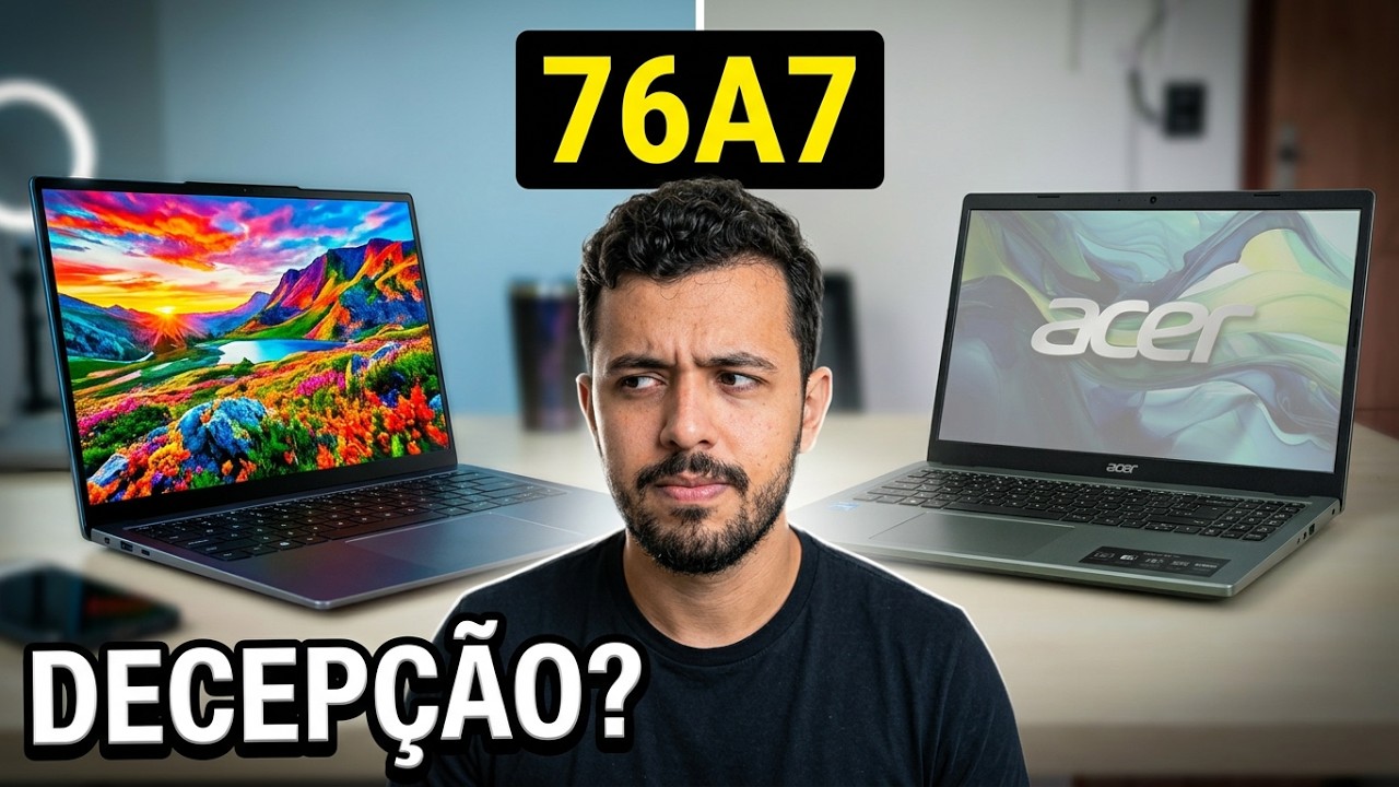 Miniatura da avaliação em vídeo de Notebook Acer Aspire Go 15 AG15-71P-54PD