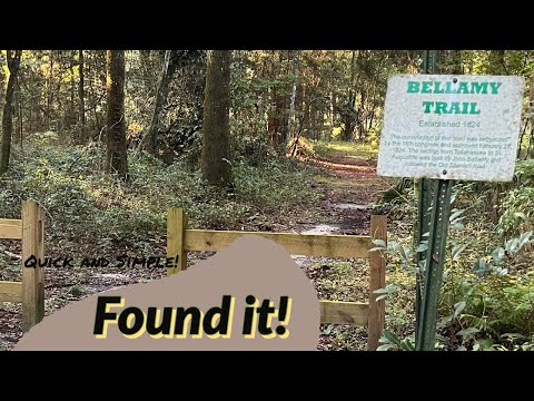 Old Bellamy Road Historic Crossing Point of the Suwannee River