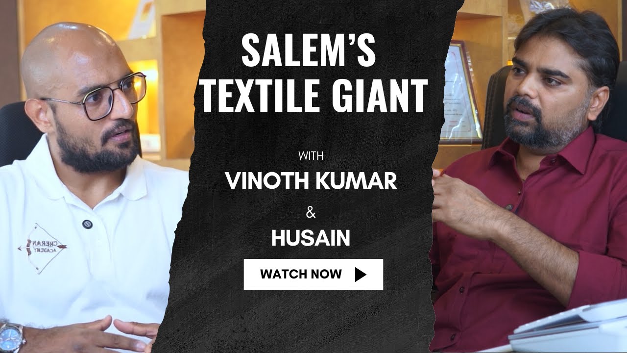 How Dhotis Are Made:Behind the Scenes at Paramparaa |ft.VINOTH KUMAR| cheran talks|