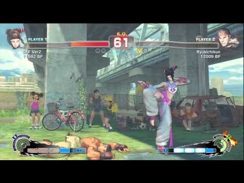 SSF4: SKF Ver2 (Juri) VS Ryukichikun (Ryu)