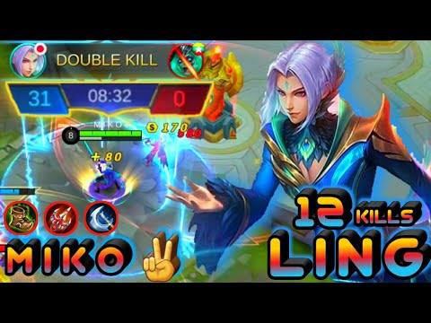 PERFECTION MATCH With Ling The New Hero | Ling Perfect Gameplay by M I K O ✌️ | Mobile Legends