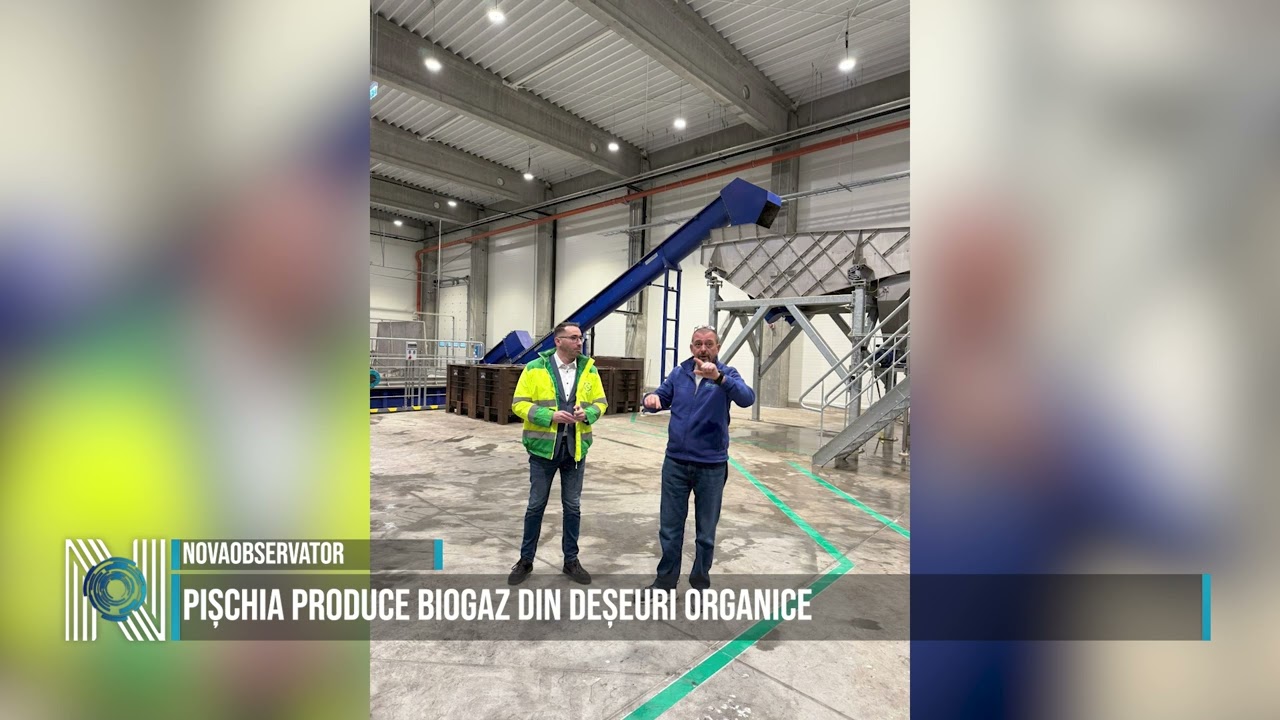Pișchia produce biogaz din deșeuri organice