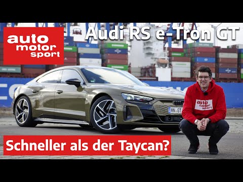 Audi RS e-Tron GT (2021) Lädt er schneller als der Taycan? | auto motor & sport