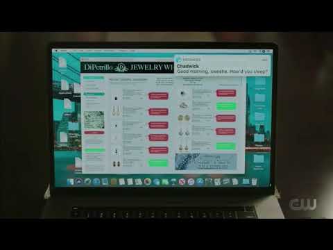 Riverdale 5x08 Veronica talk with Smithers talking about new project. Show project to her Friends.