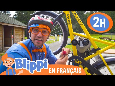 Blippi visite et découvre la ville sur un vélo | Blippi en français | Vidéos éducatives pour enfants