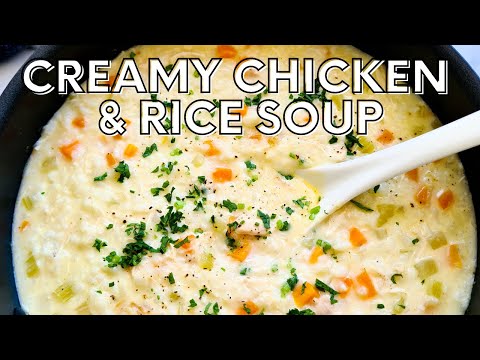 Creamy Chicken And Rice Soup