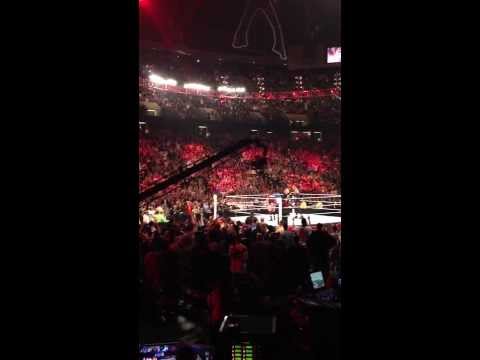 Monday Night Raw 4/8/13 - Kane & D-Bry save Undertaker from The Shield