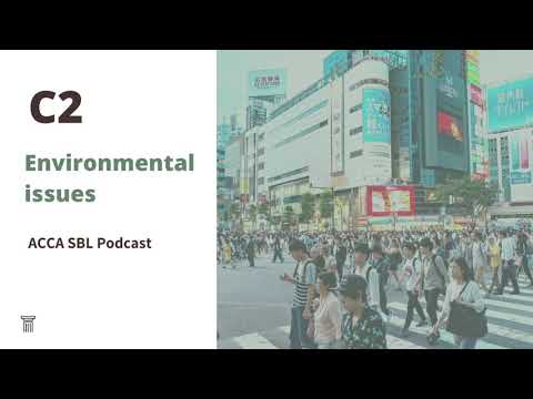 Environmental issues ACCA SBL exam