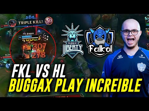 BUGGAX PLAY INCREÍBLE EN LA LIGA DE BRASIL!! || FALKOL VS HAVAN LIBERTY || QUEDÓ 1 VS 4 LITERAL!