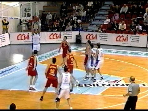 A2 2000/'01 B  Marche Fabriano Basket - Media Broker Messina 106-88