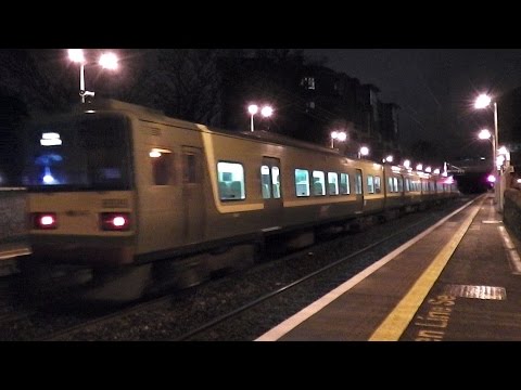 IE 8520 Class Dart Train number 8628 - Lansdowne Road Station, Dublin