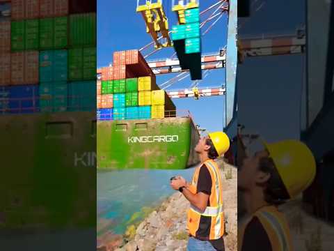 Don’t play this game at work - Cargo Tetris#shorts @ZachKing