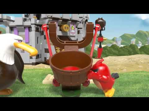 Vidéo LEGO Angry Birds 75826 : Le château du roi cochon