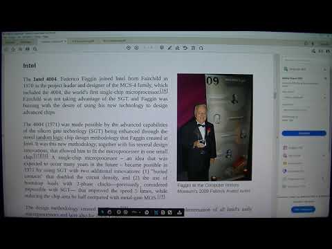 MongoTV_8847 - LOOKING AT GAMER PC HARDWARE - Part 38 - Federico Faggin - Intel 4004 4040 8080
