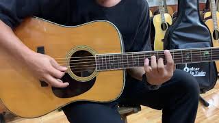 Video thumbnail for Morris W40 sound test (Guitar Lê Tuấn) by Guitar Lê Tuấn