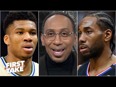 Kawhi or Giannis: Which NBA star is under the most pressure to win a title this season? | First Take