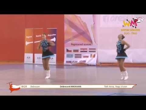I. Vice World Champion Majorettes Sport 2015 BATON Seniors Duo-Trio