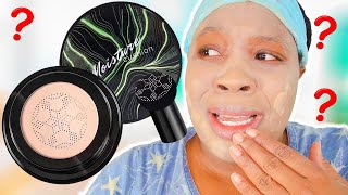 I tried the Mushroom Head Air Cushion CC Cream 😂 I CAN'T!!