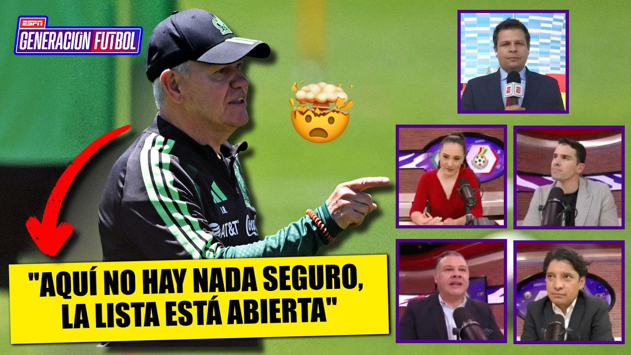 Vasco HACE LO QUE QUIERE con LISTA DE MÉXICO para MUNDIAL y dice que está ABIERTA | Generación F
