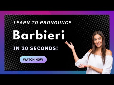 Learn how to pronounce Barbieri (Bangladesh) with Audio and Phonetic Spelling