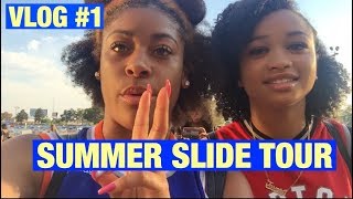 NBA SUMMER LEAGUE PERFORMANCE VLOG #SummerSlideTour | CurlSisters