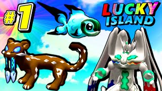 Pixelmon Lucky Block Island Rivals! - THE FIRST BATTLE - Episode 1