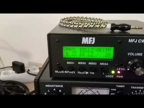 A92GW  as LZ/AE1TP in BG (Dec 2021) Working the MFJ-464 one of my first CW QSO