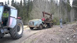 Volvo viking timmerbil första start på 10 år