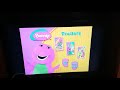 Barney And Friends Dino Dancin Tunes DVD Menu Walkthrough