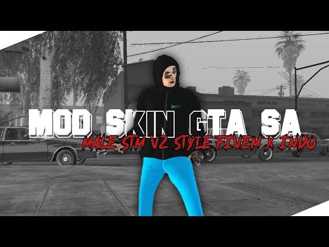SHARE ‼️ SKIN MALE STM/SMA V2 STYLE FIVEM X INDO | GTA SA | ANDROID