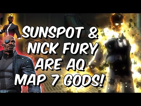 Sunspot and Nick Fury Are Alliance Quest Map 7 Gods! - Marvel Contest of Champions