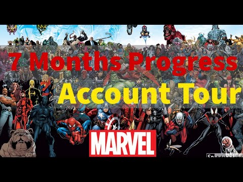 7 Months Progress and Account Tour as Free to Play - Beginner's Guide - Marvel Strike Force